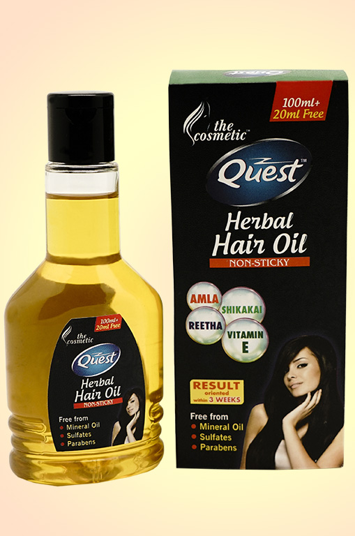 Quest Herbal Hair Oil - The Cosmetic